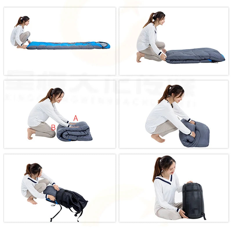 Lightweight Thickened Folding Sleeping Bag – OEM product image 8