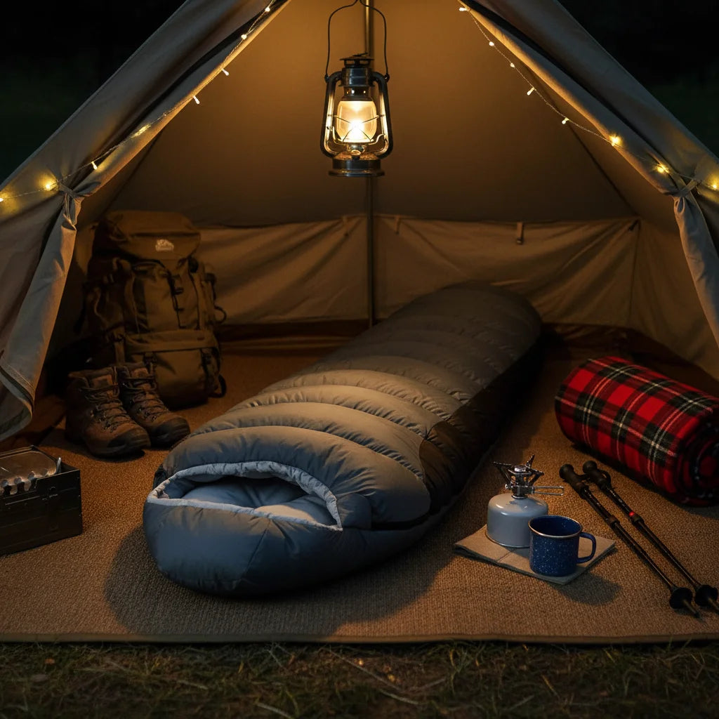 Winter Mummy Duck-Down Sleeping Bag – OEM product image 7