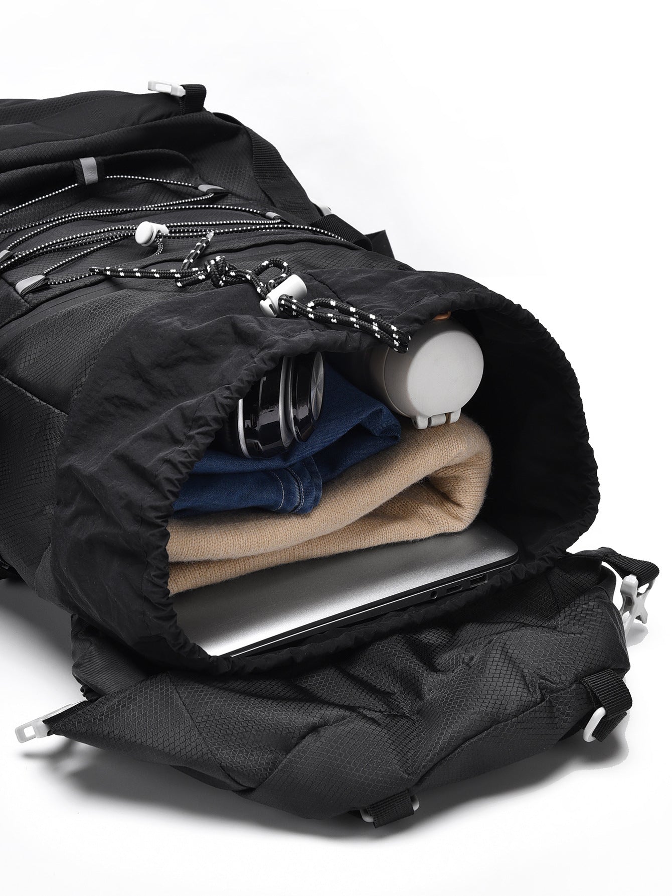 External-Frame Hiking Backpack (QS-BP-023) – product view 3