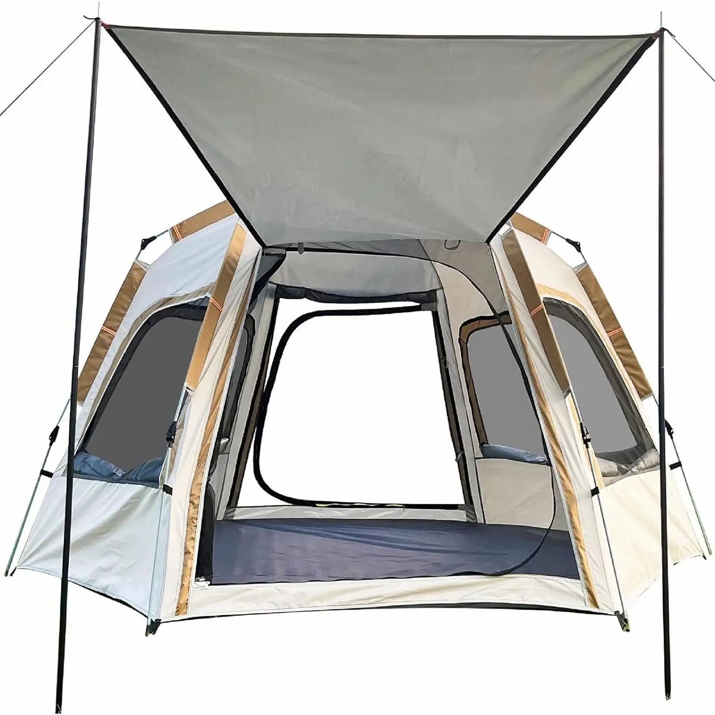 Portable Double-Layer Automatic Glamping Tent – OEM product image 2