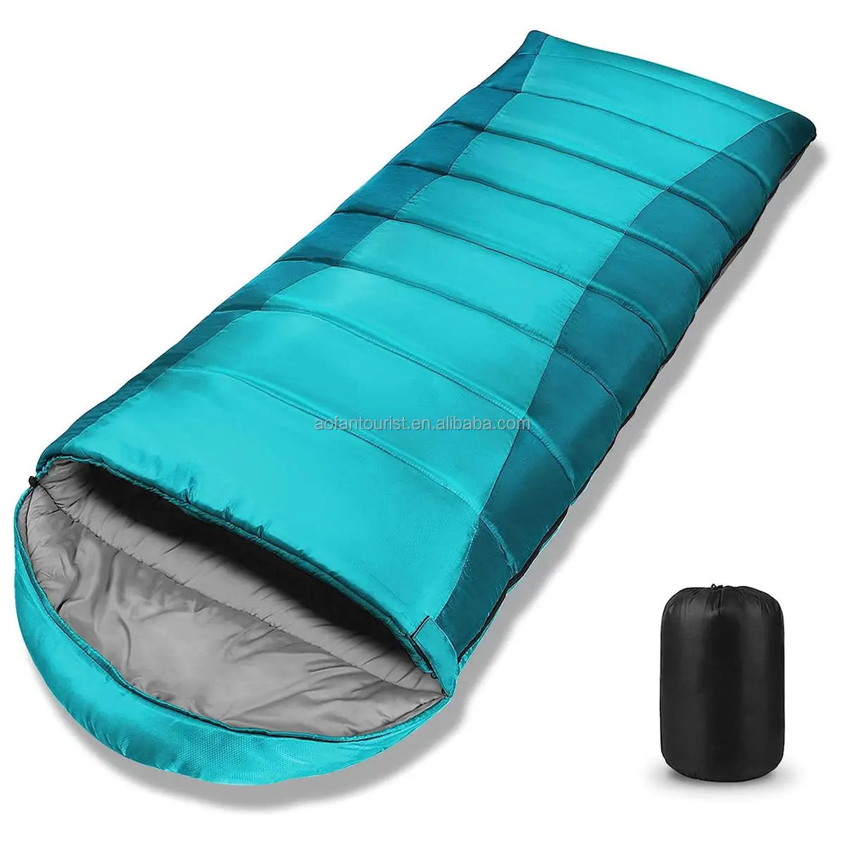 Unisex Hooded Envelope Sleeping Bag – OEM product image 2