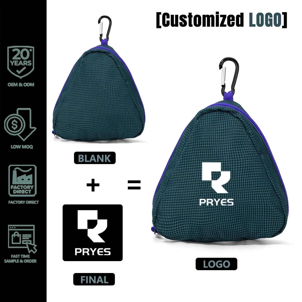 Triangle Mesh Utility Bag (QS-BG-001) – product view 7