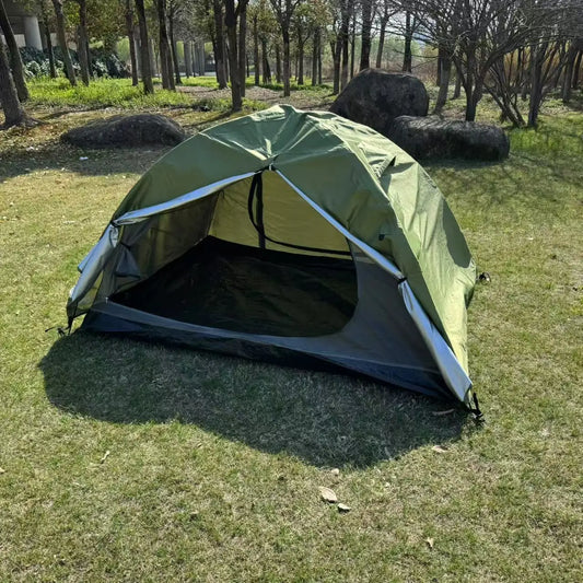 Compact Green Dome Camping Tent (QS-CT-002) – product view 1