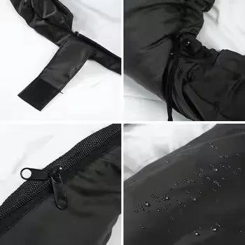 3-Season Hooded Envelope Sleeping Bag (QS-SB-010) – product view 5