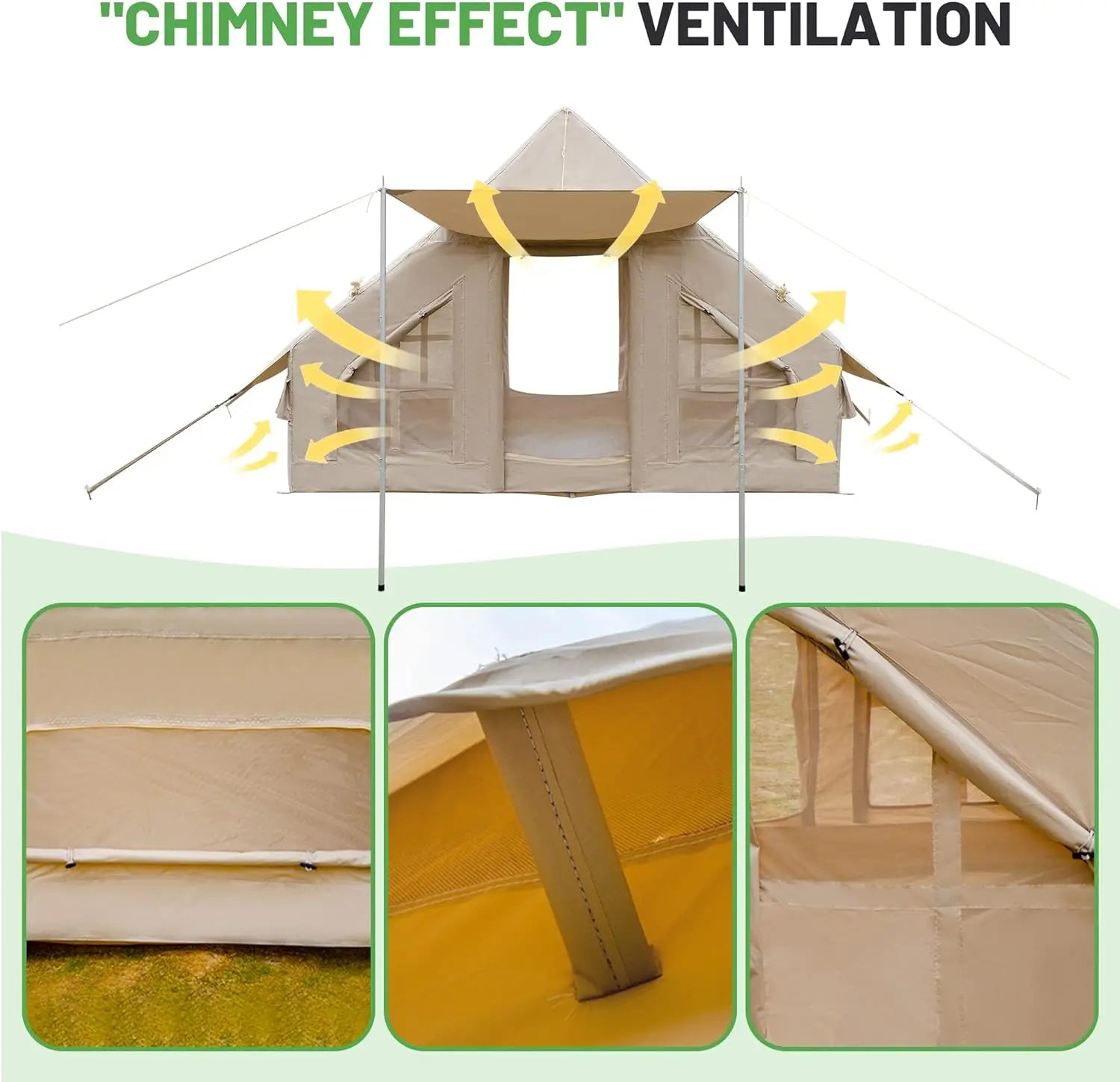 Spacious Inflatable Glamping Tent – OEM product image 4