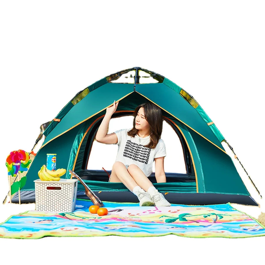 Open-Front Beach Shelter Tent (QS-CT-018) – product view 1