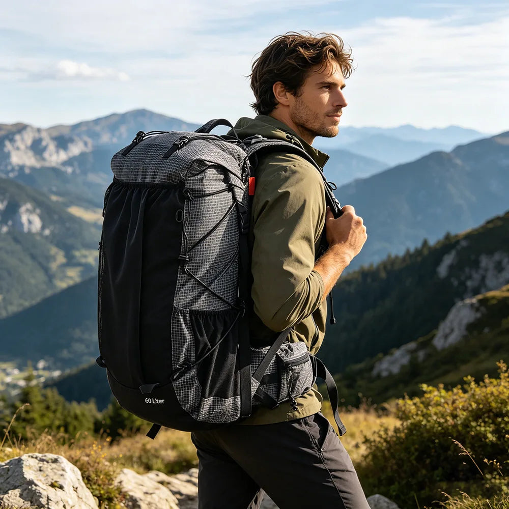 56–75L Waterproof Hiking Backpack (QS-BP-029) – product view 6