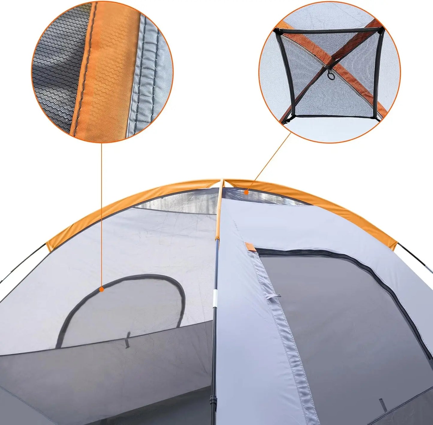Extended-Fly Dome Camping Tent (QS-CT-003) – product view 4