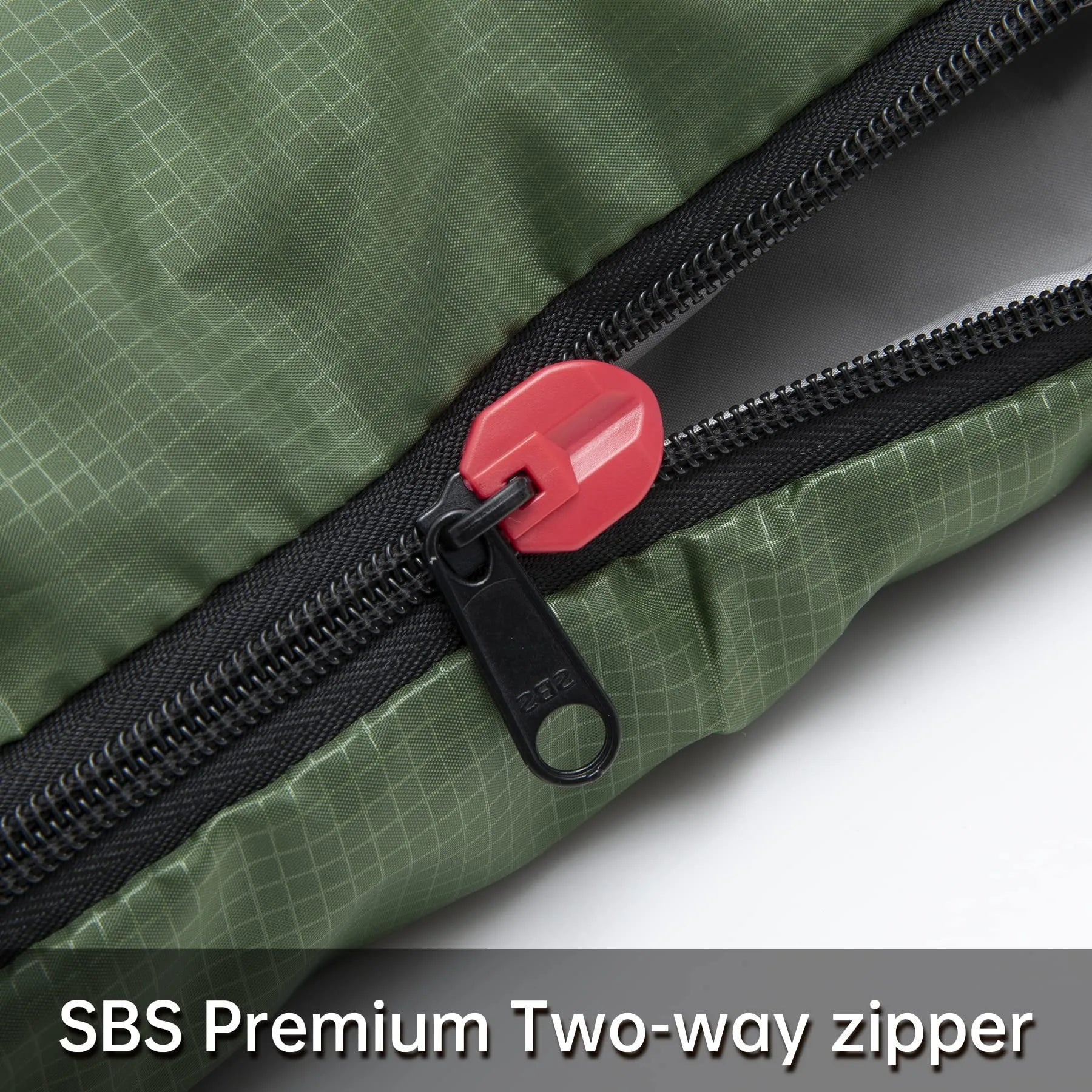 Insulated Hooded Envelope Sleeping Bag (QS-SB-008) – product view 7