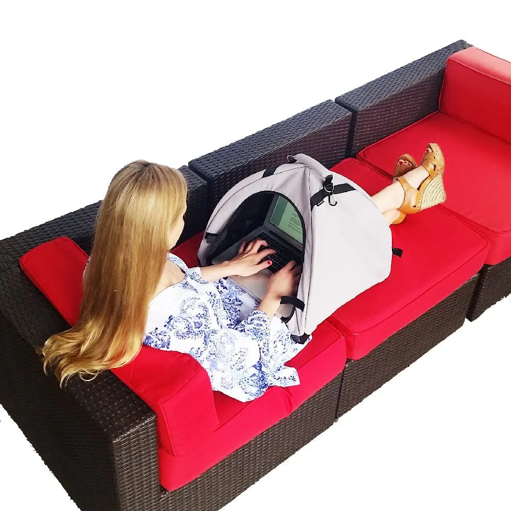 Laptop Privacy Tent with Sun & Glare Shield – OEM product image 6