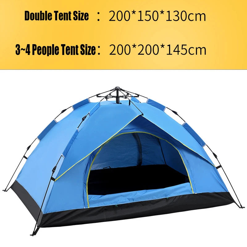 Open-Front Beach Shelter Tent (QS-CT-018) – product view 3