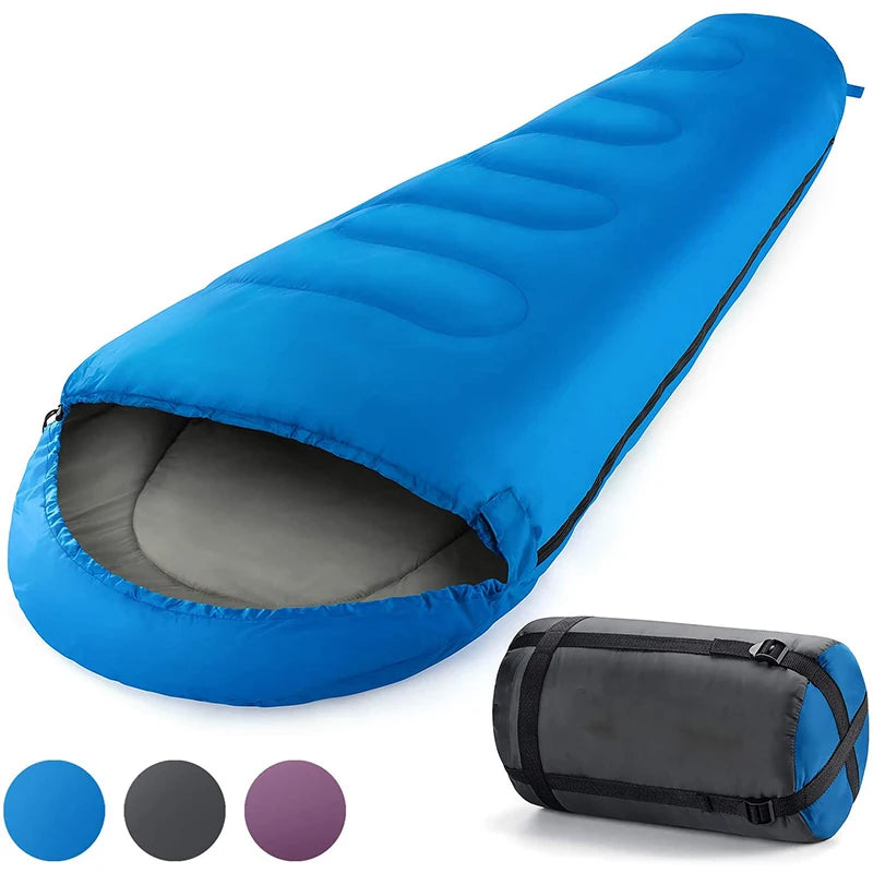 4-Season Hooded Mummy Sleeping Bag (QS-SB-005) – product view 4