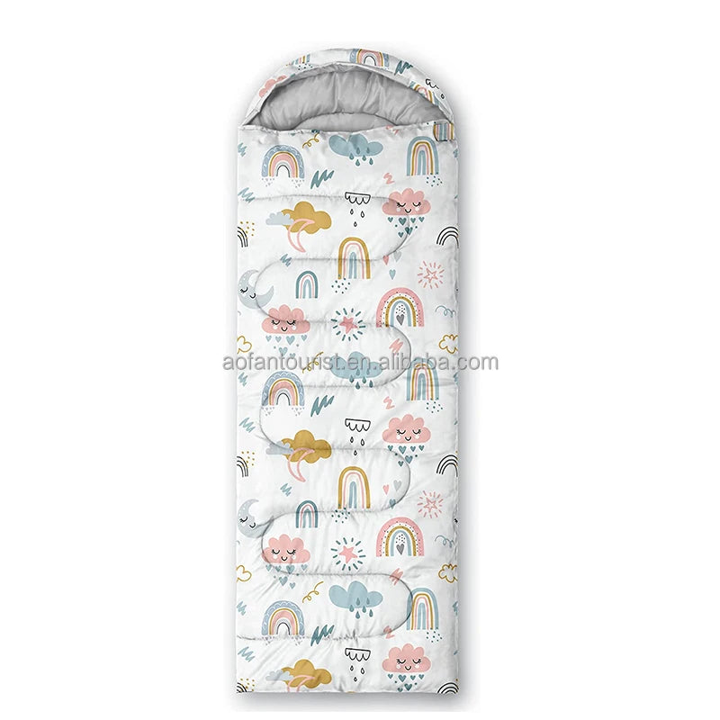 Animal-Print Cotton Camping Sleeping Bag – OEM product image 4