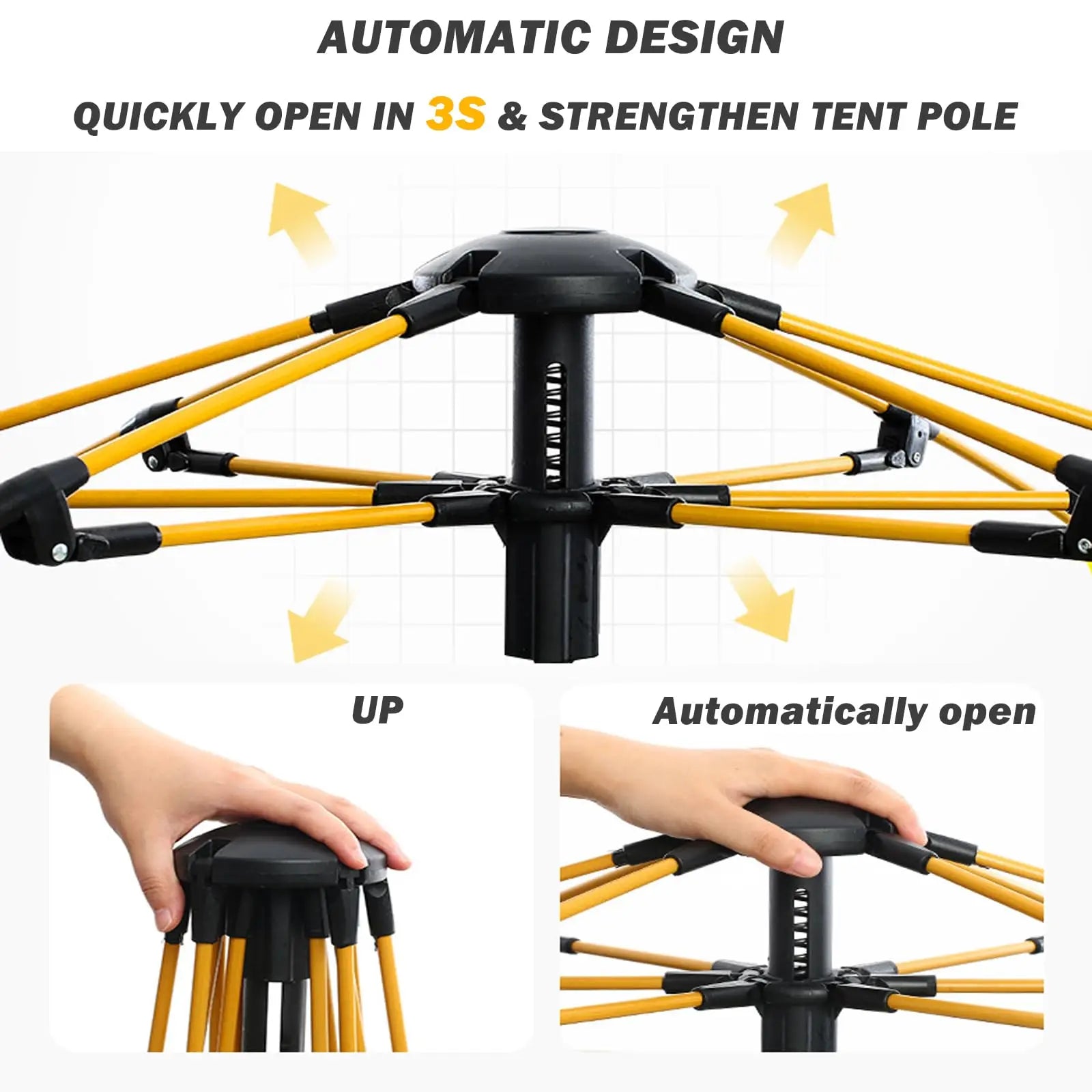 2–4 Person Portable Outdoor Tent – OEM product image 5