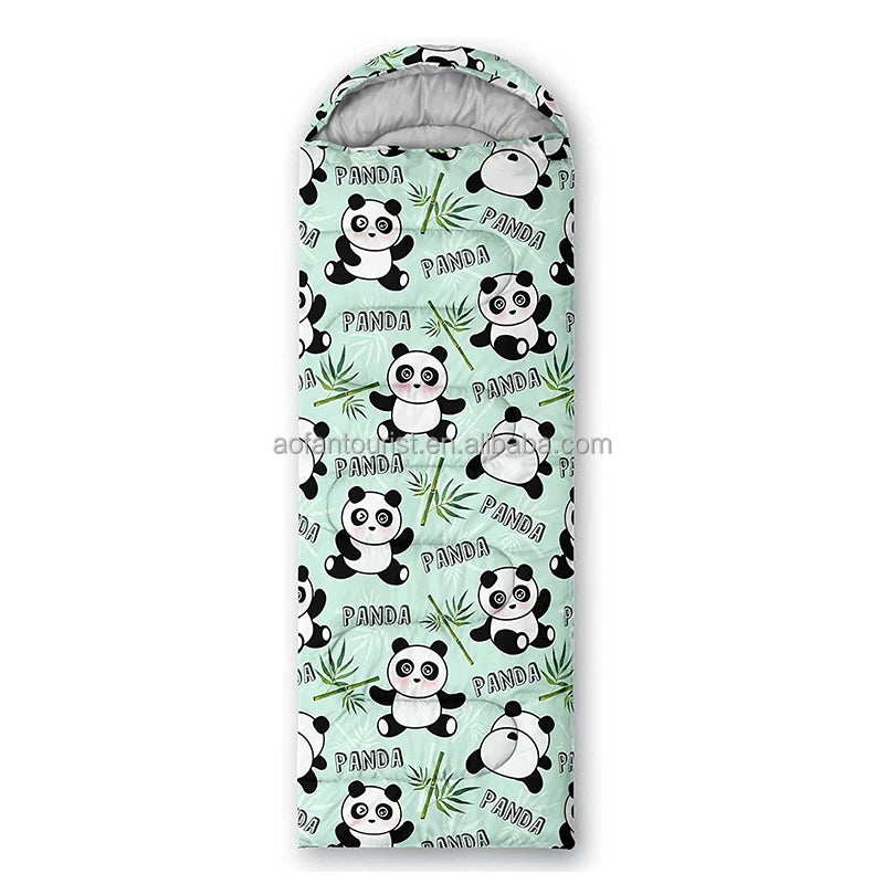 Animal-Print Cotton Camping Sleeping Bag – OEM product image 2