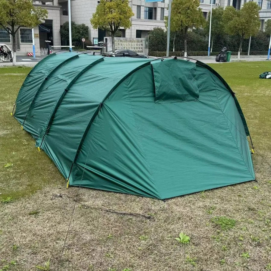 Two-Room Double-Layer Tunnel Tent – OEM product image 1