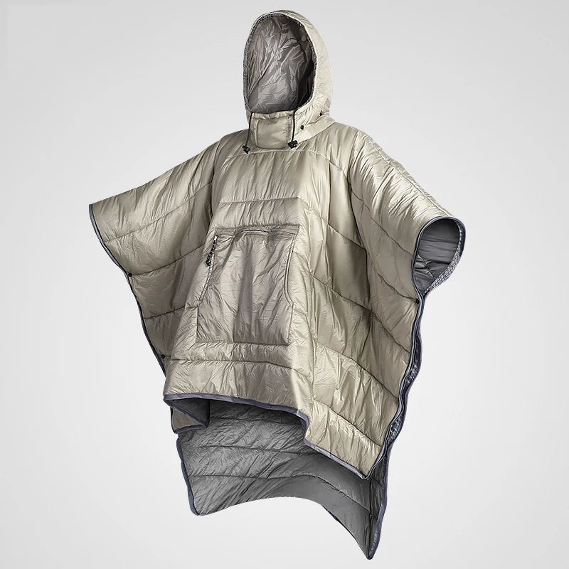 Wearable Insulated Sleeping Poncho (QS-SB-014) – product view 3