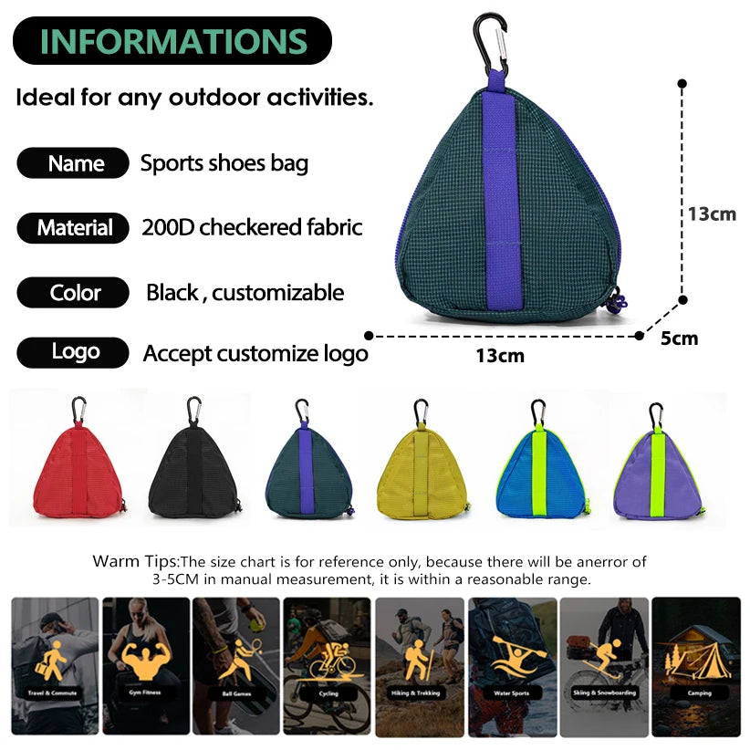 Triangle Mesh Utility Bag (QS-BG-001) – product view 11