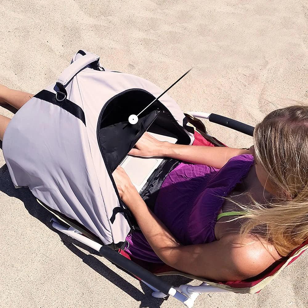 Laptop Privacy Tent with Sun & Glare Shield – OEM product image 1