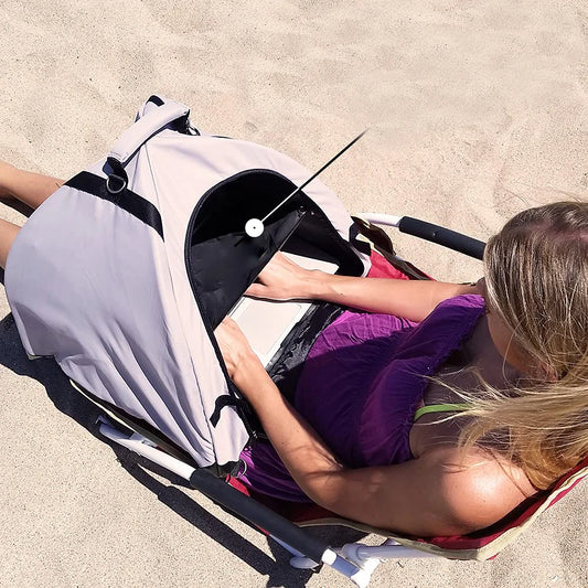 Laptop Privacy Tent with Sun & Glare Shield – OEM product image 1