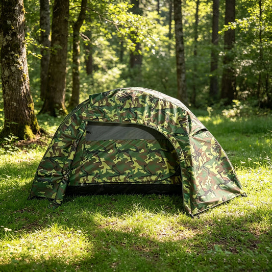 Single-Person Double-Layer Camping Tent – OEM product image 1