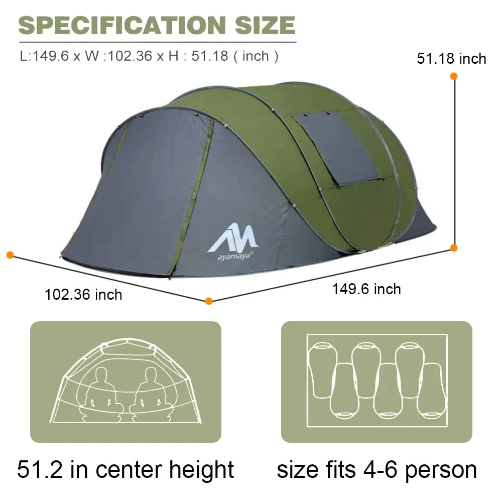 2-Person Modern Pop-Up Tent – OEM product image 5