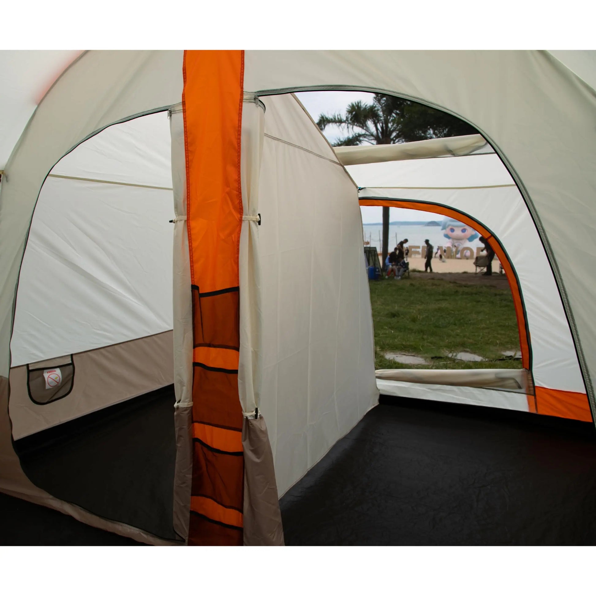 2-Room, 3-Door Straight-Wall Family Tent – OEM product image 6