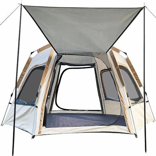 Portable Double-Layer Automatic Glamping Tent – OEM product image 1