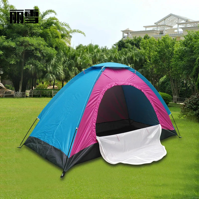 Color-Block Portable Dome Tent (QS-CT-005) – product view 1