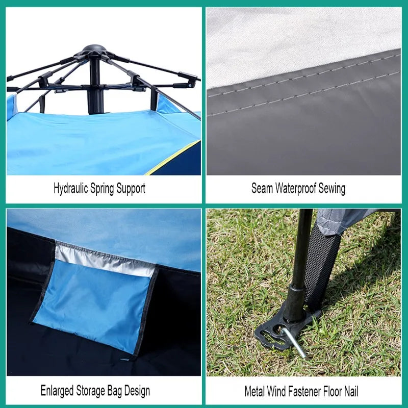 Open-Front Beach Shelter Tent (QS-CT-018) – product view 8