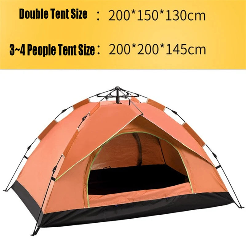 Open-Front Beach Shelter Tent (QS-CT-018) – product view 2