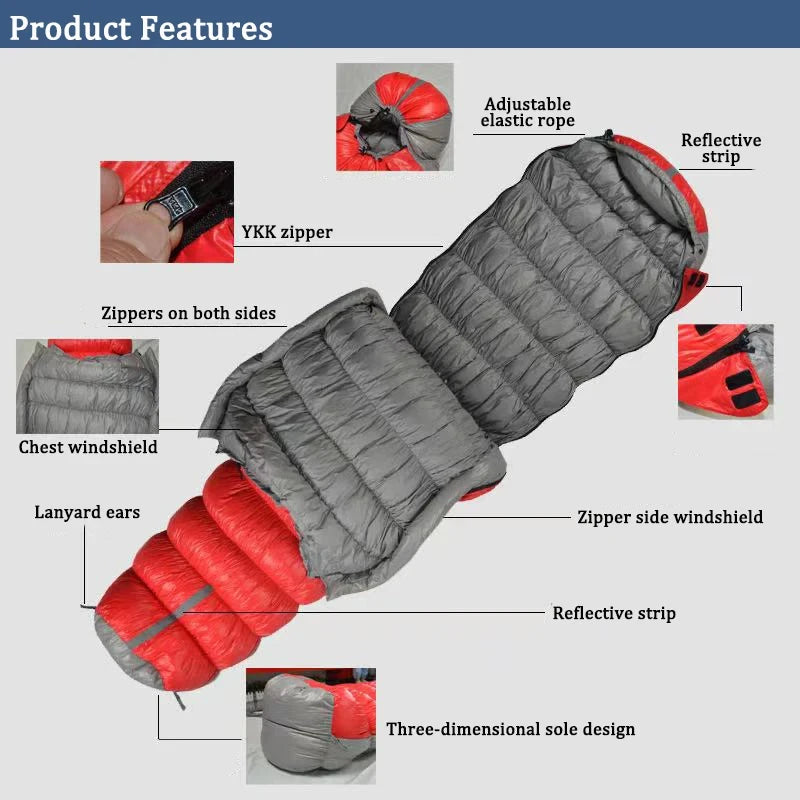 Ultralight Mummy Sleeping Bag – OEM product image 4