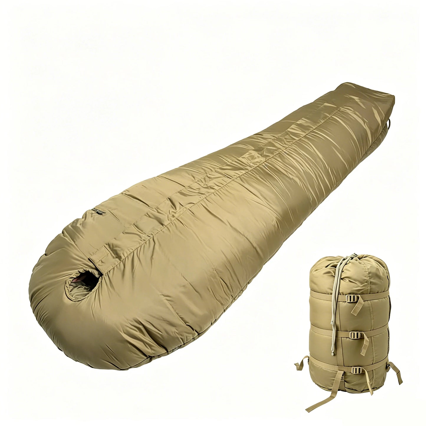 Lightweight Mummy Sleeping Bag (QS-SB-003) – product view 1