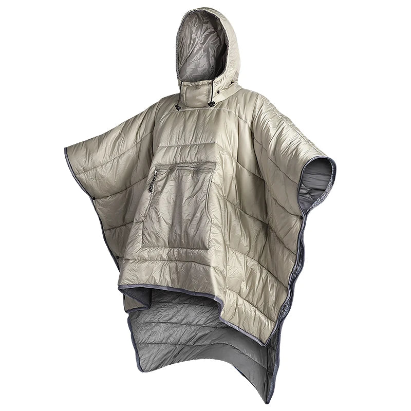 Wearable Insulated Sleeping Poncho (QS-SB-014) – product view 2