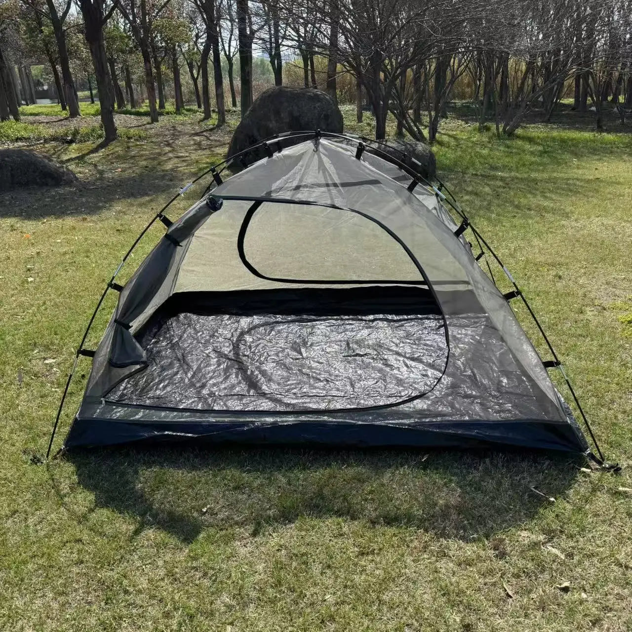 Compact Green Dome Camping Tent (QS-CT-002) – product view 5