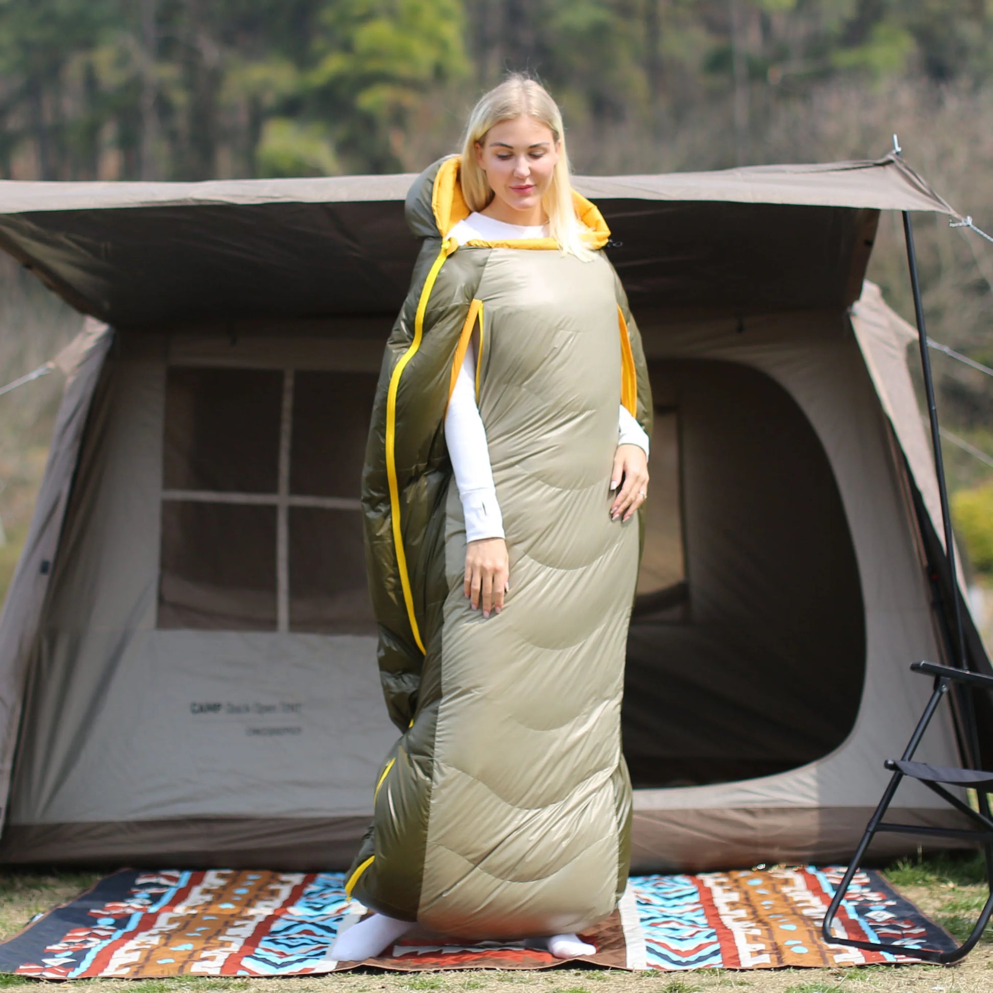 Wearable Camping Sleeping Bag (QS-SB-013) – product view 1