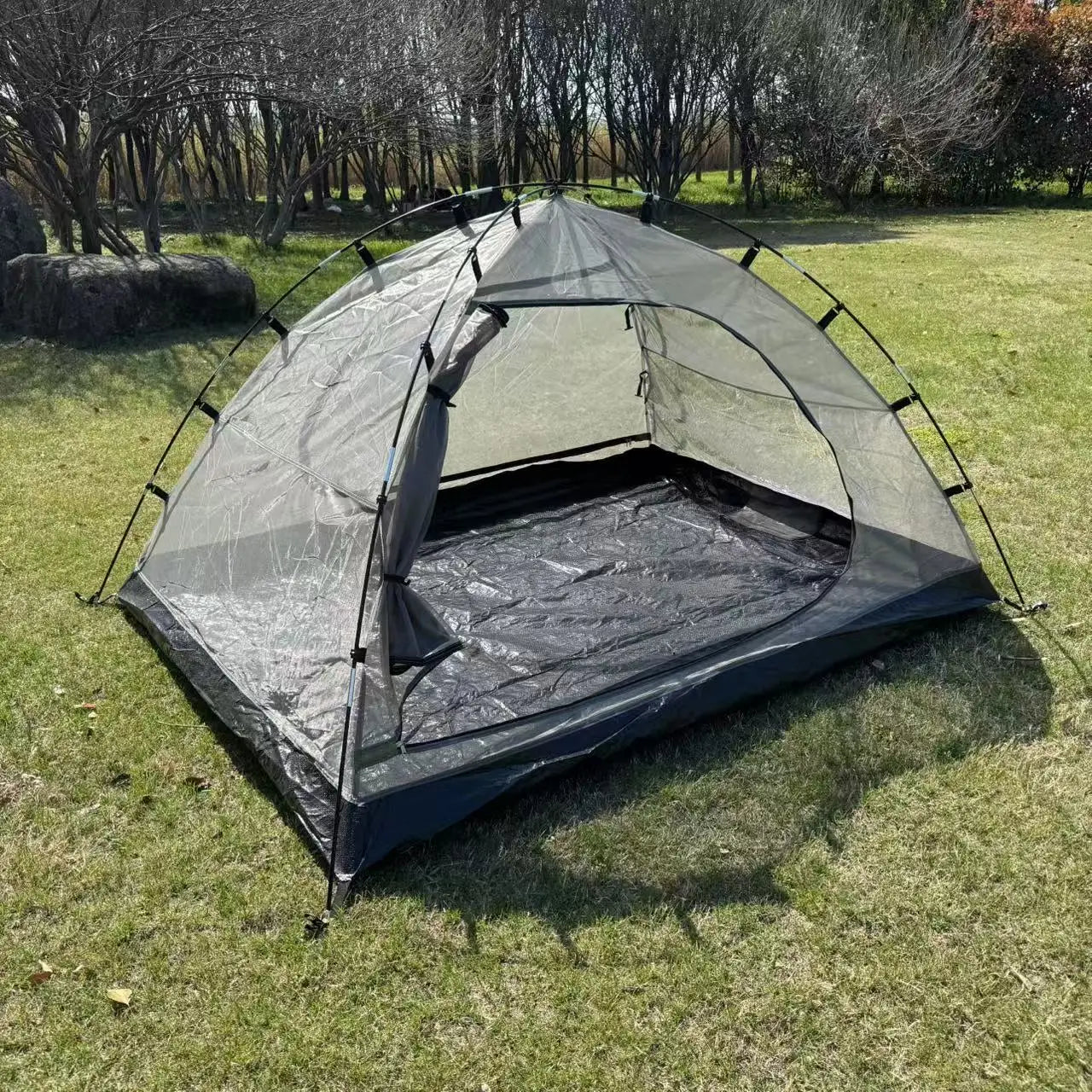 Compact Green Dome Camping Tent (QS-CT-002) – product view 7