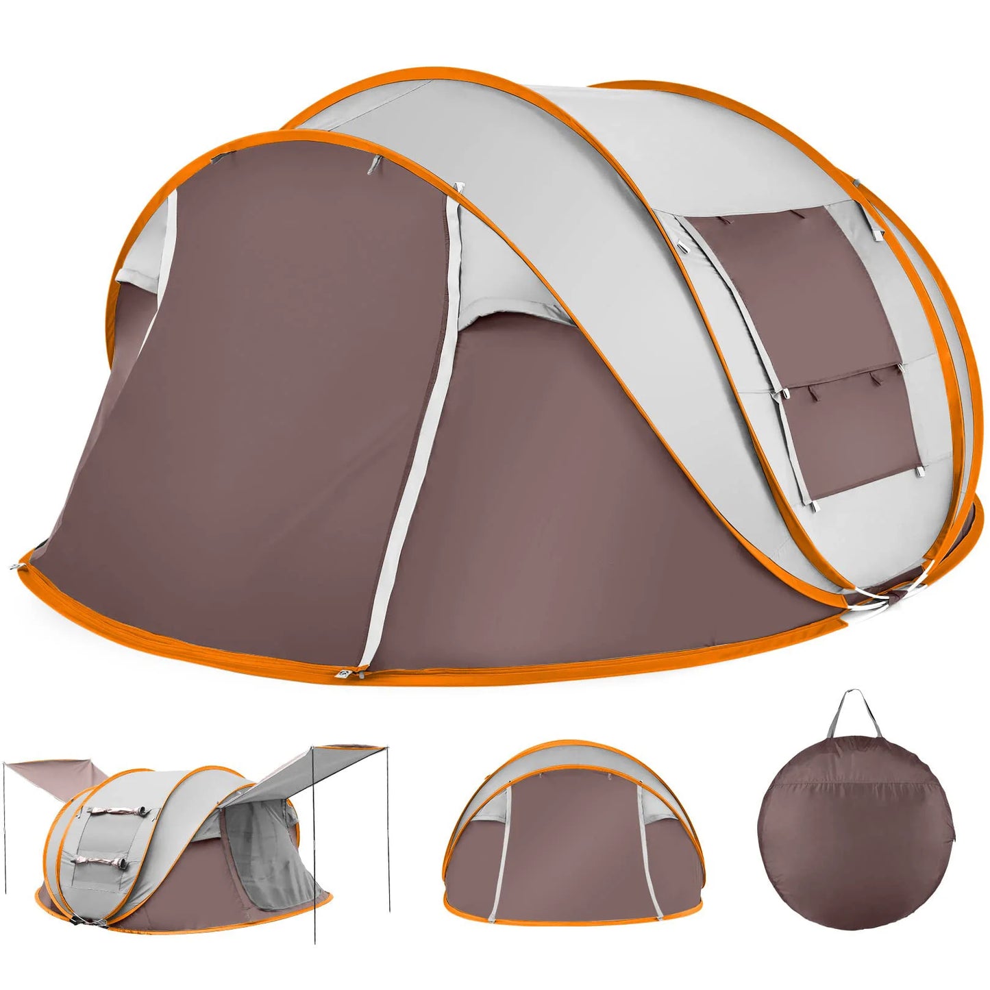 4-Person Double-Layer Ventilated Tent – OEM product image 3