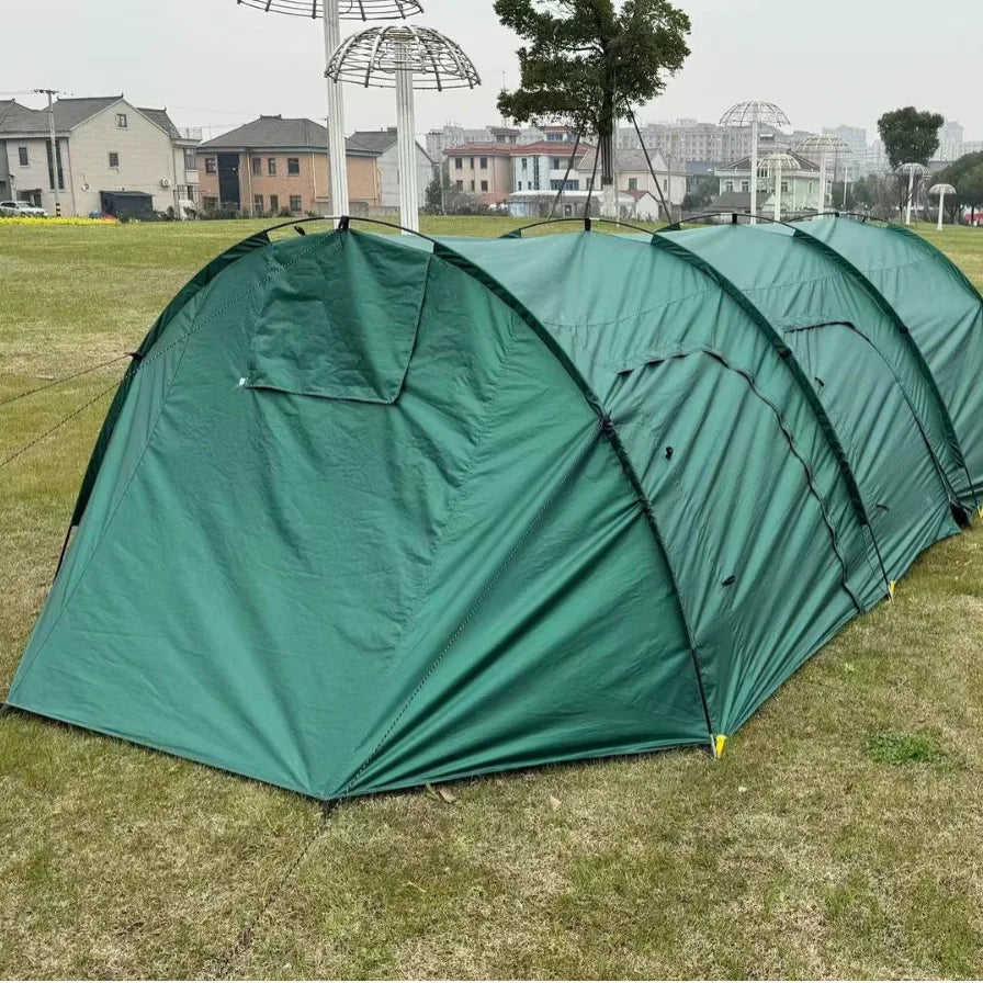 Two-Room Double-Layer Tunnel Tent – OEM product image 2