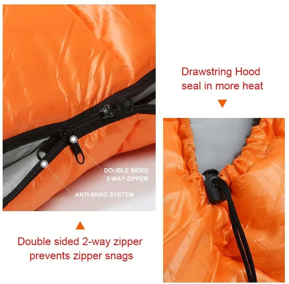 Cold-Weather Mummy Sleeping Bag (QS-SB-007) – product view 7