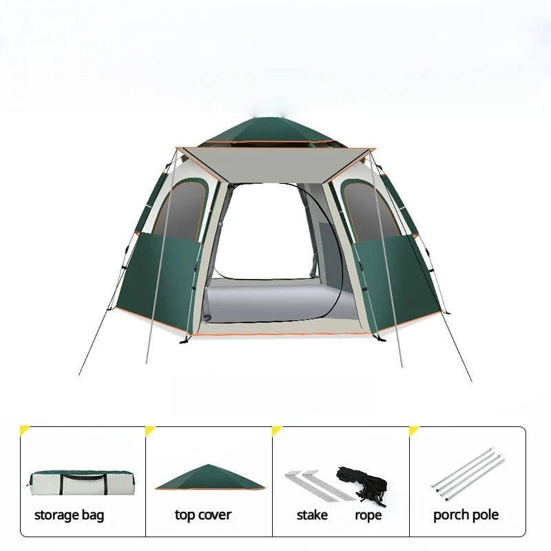 Quick-Opening Family Camping Tent – OEM product image 4