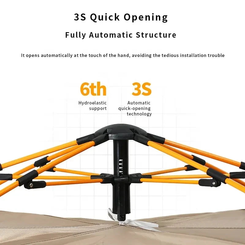 2-Person Automatic Dome Tent (QS-CT-001) – product view 4