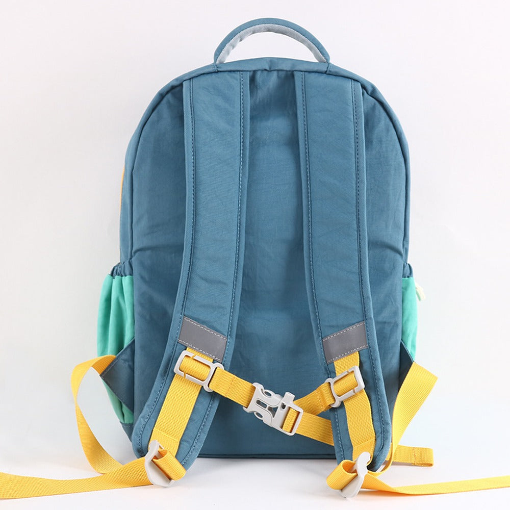 Color-Block School Backpack (QS-BP-013) – product view 3