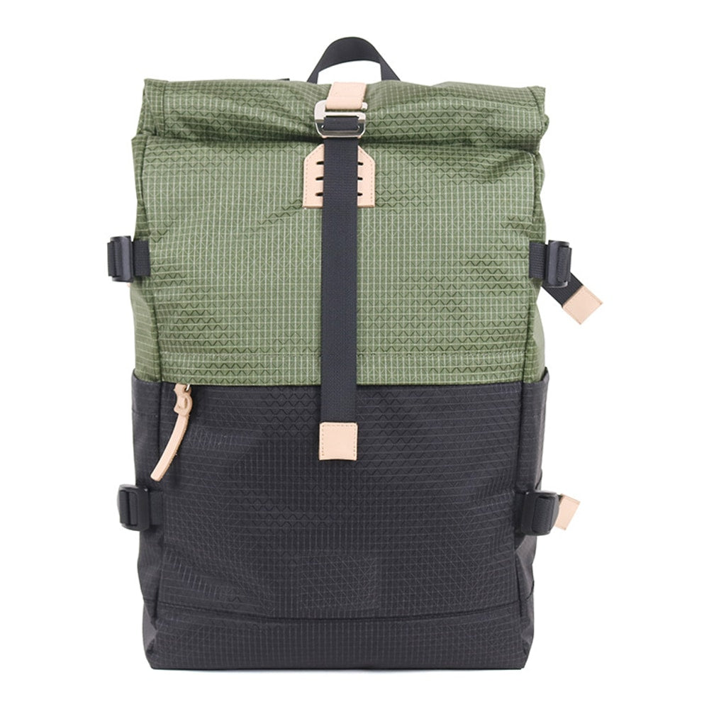 Color-Block Roll-Top Backpack (QS-BP-003) – product view 1