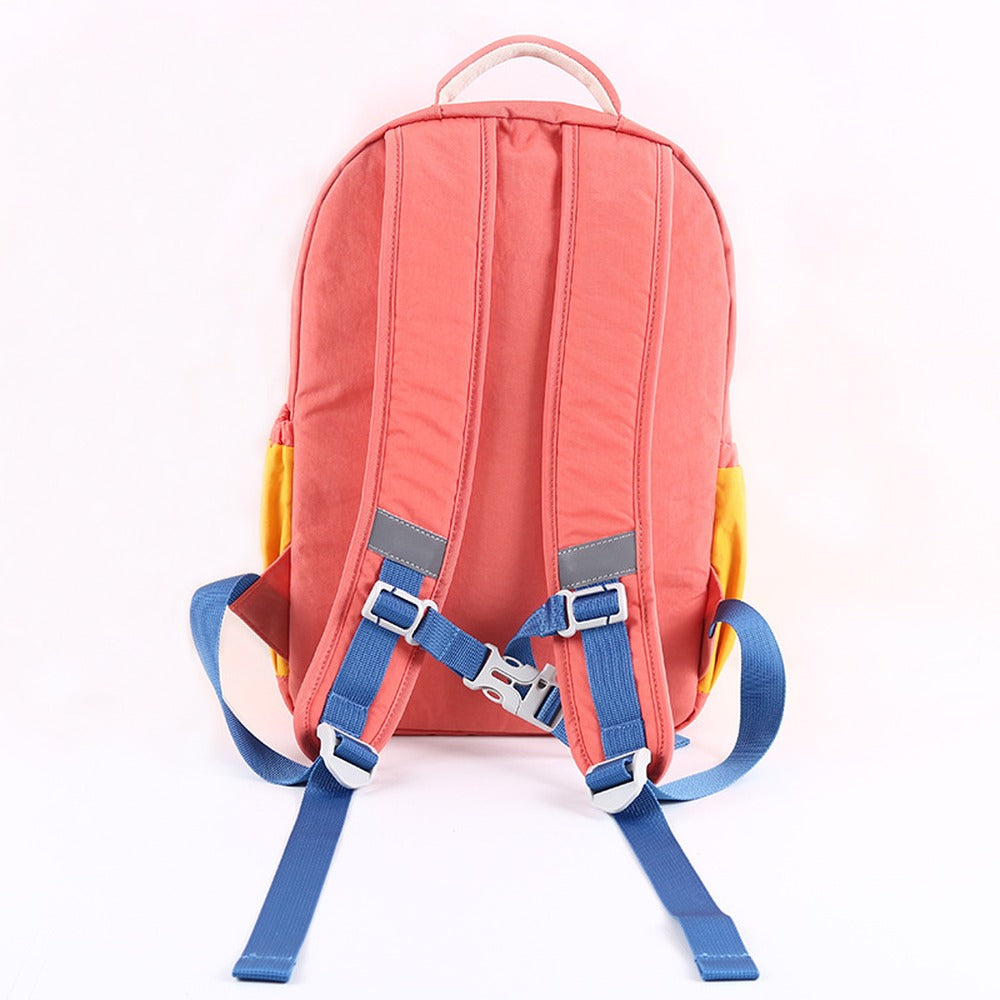 Color-Block School Backpack (QS-BP-013) – product view 6
