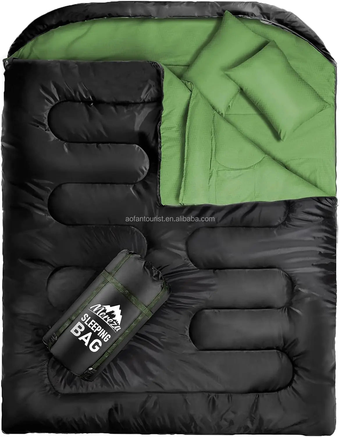 Convertible Double Sleeping Bag Set (QS-SB-012) – product view 2
