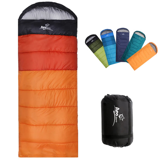 3-Season Cotton Envelope Sleeping Bag – OEM product image 1