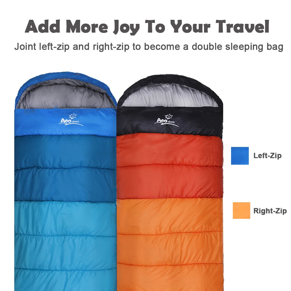 3-Season Cotton Envelope Sleeping Bag – OEM product image 5